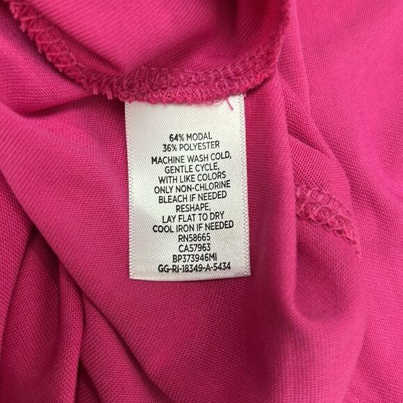 BP Pink ruffled Open Back sleeveless top size small EUC - Picture 10 of 12